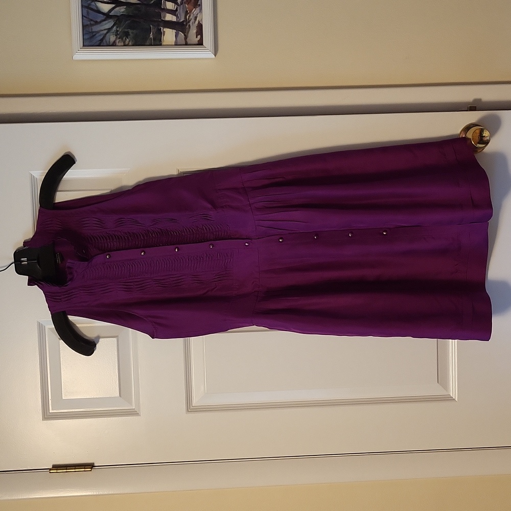 Cynthia Steffe silk dress , fuchsia